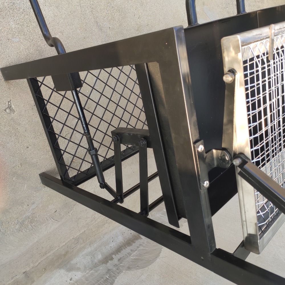Rotating BBQ Turning Easy Net Flip Grill Basket