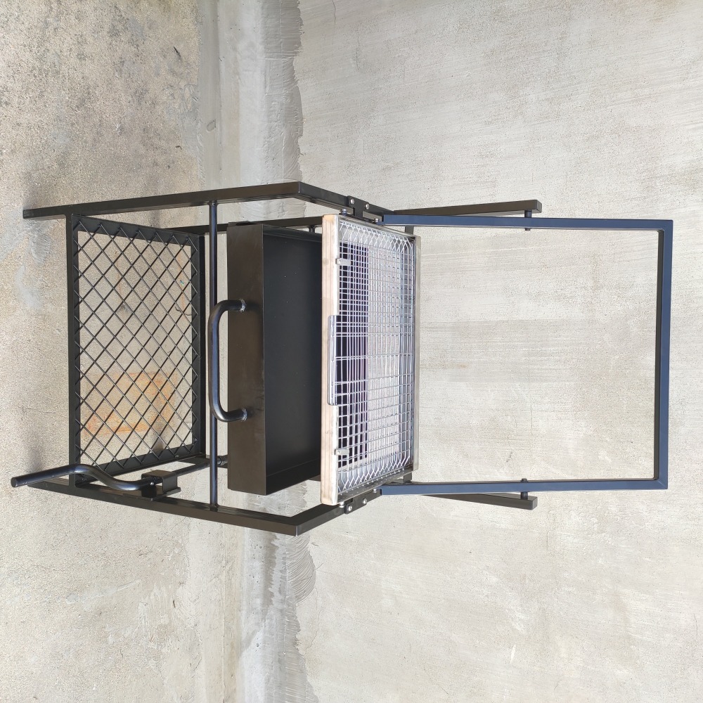 Rotating BBQ Turning Easy Net Flip Grill Basket