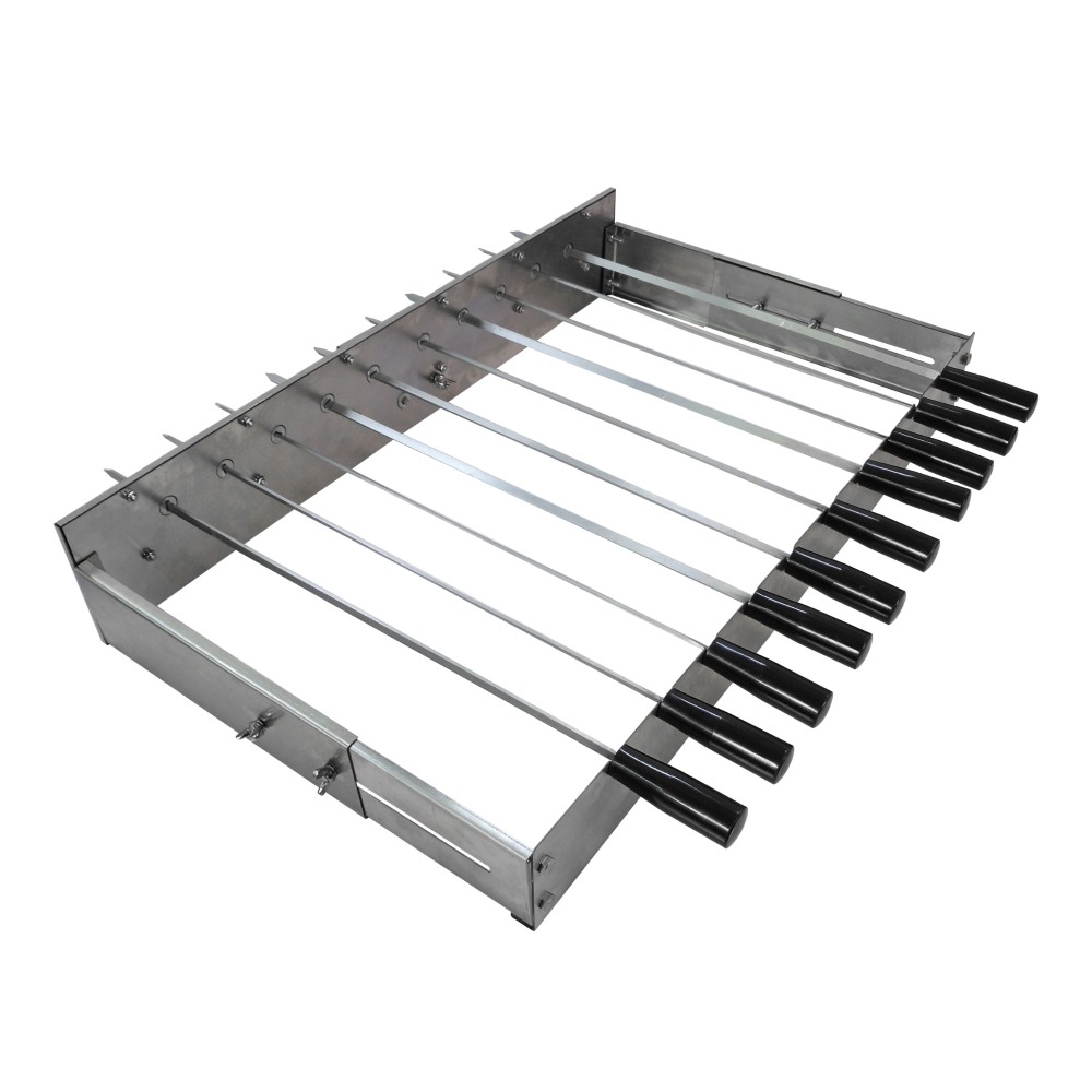 Kebab Skewers with Electric Motor BBQ top Cypriot Grill Top Rotisserie