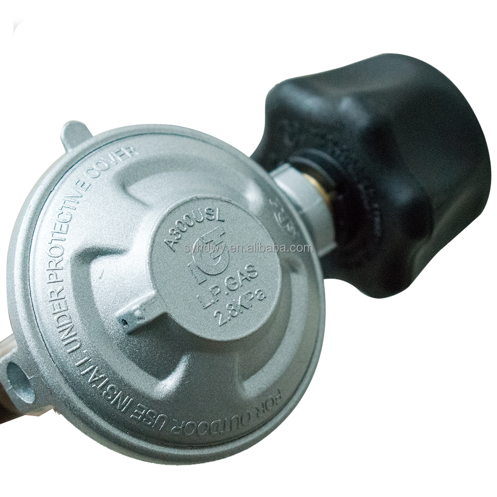 New Zealand AGA Approved BBQ Rubber Gas Connector Hose and LPG Pressure Gas Regulator