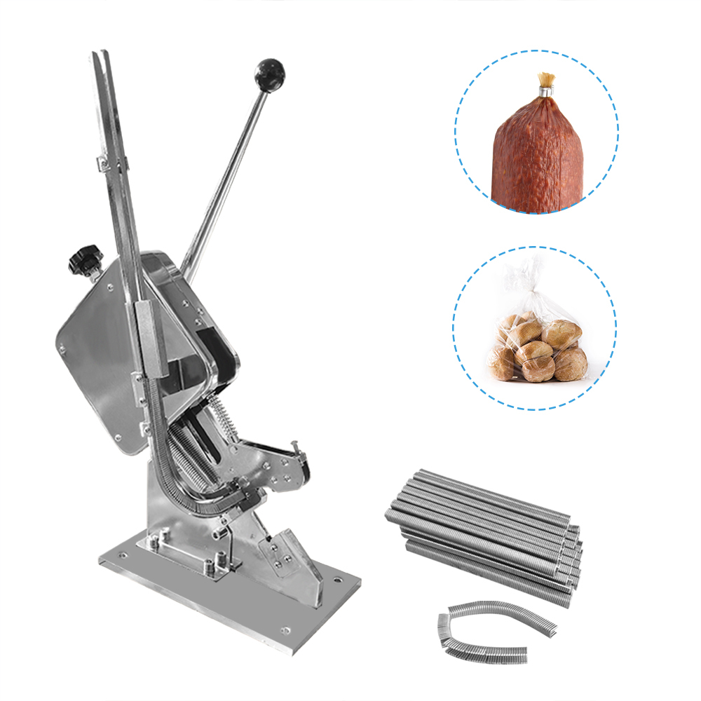 Manual U-shape Single Sausage Clipper Machine tying machine for Plastic bag Fruit Bag