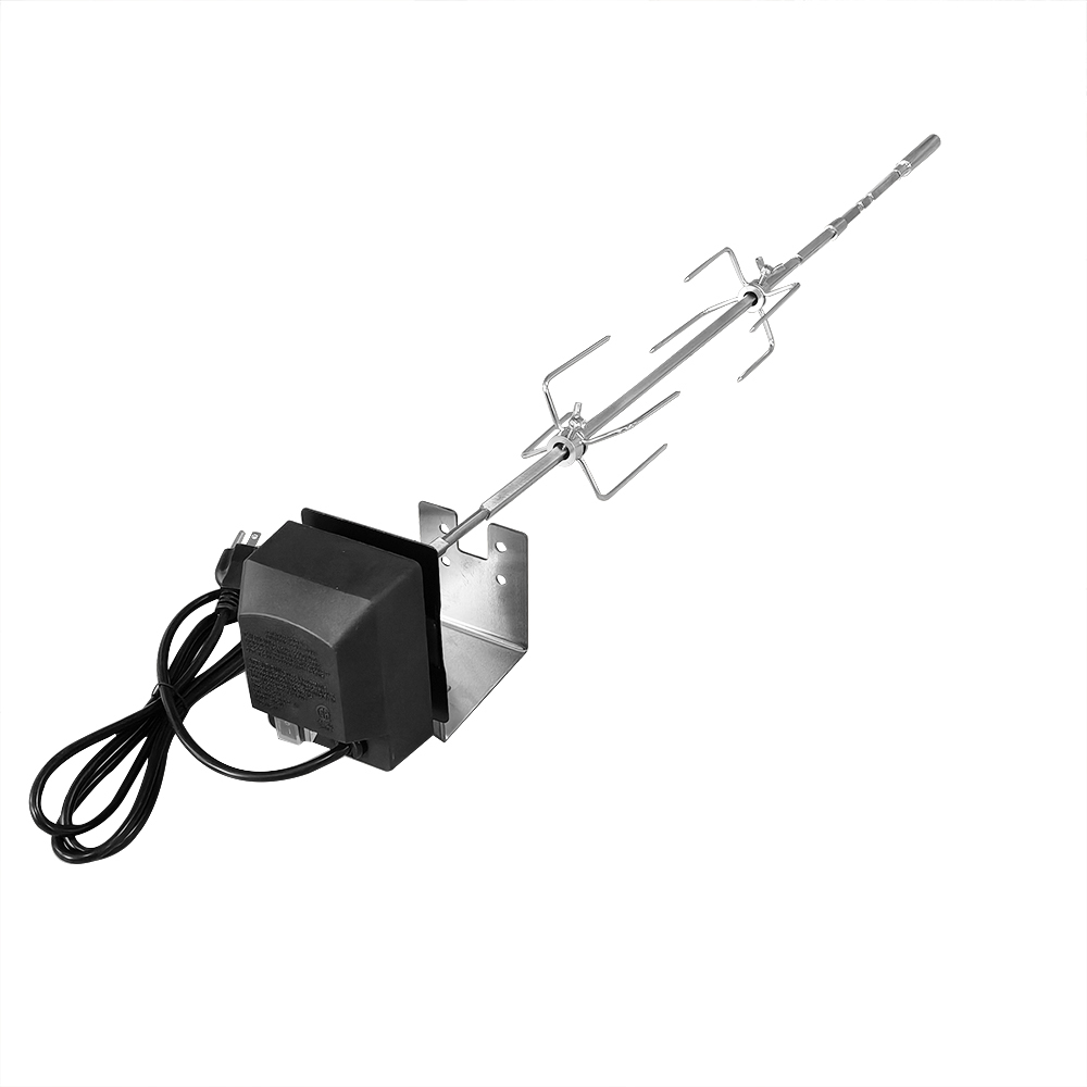 120V-240V BBQ Grill Rotisserie Kit With 304 stainless steel rotating baking set.  