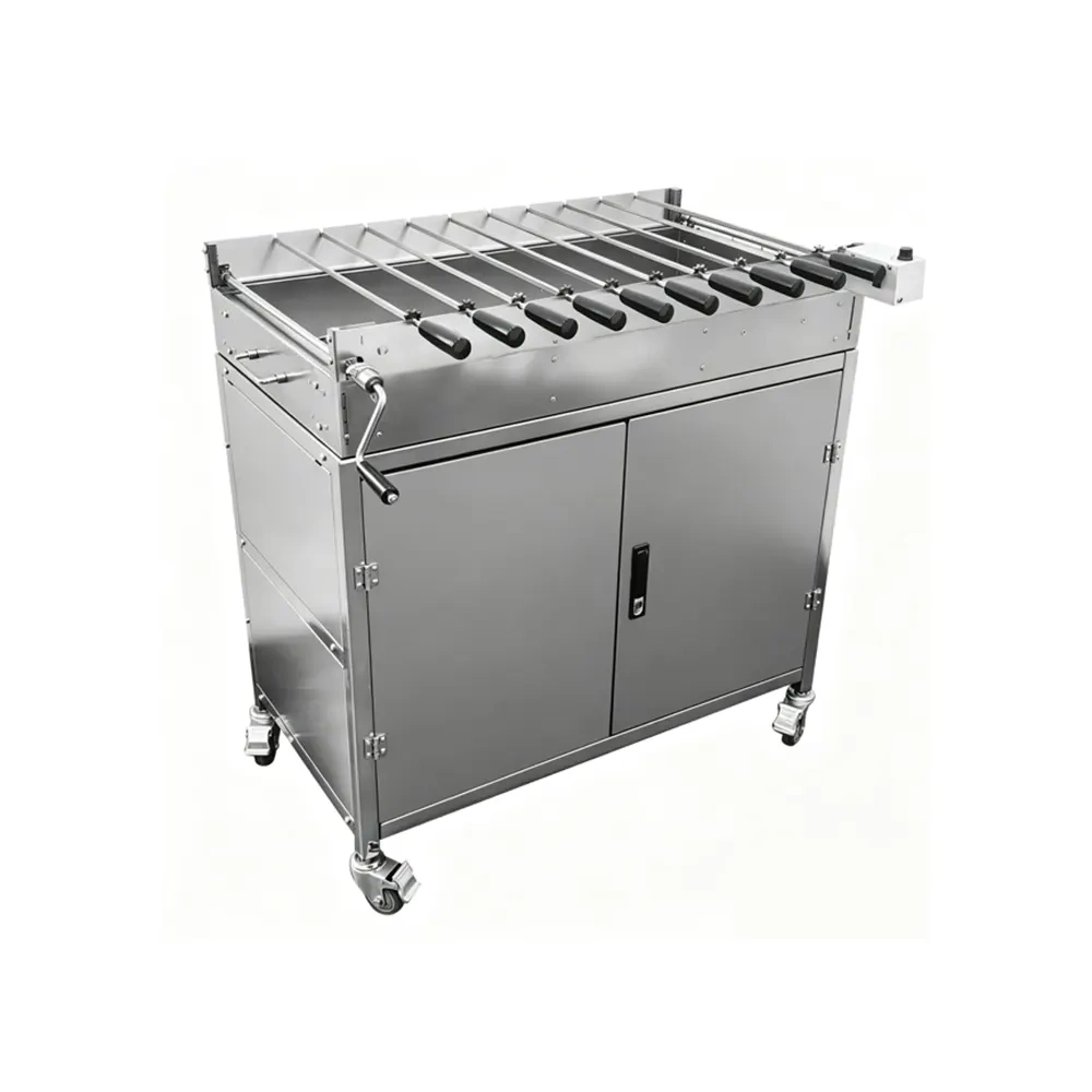 Bring the Mediterranean Feast Home — Stainless Steel Cyprus-Style Automatic Rotisserie Grill