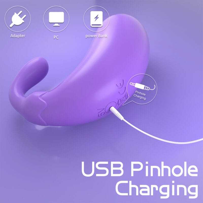 Amorialab Wireless Remote Control Eggplant Vibrating Egg – Couples & Solo Pleasure