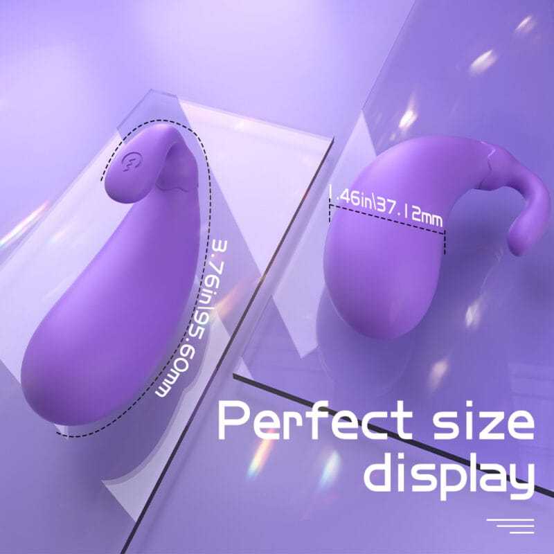 Amorialab Wireless Remote Control Eggplant Vibrating Egg – Couples & Solo Pleasure