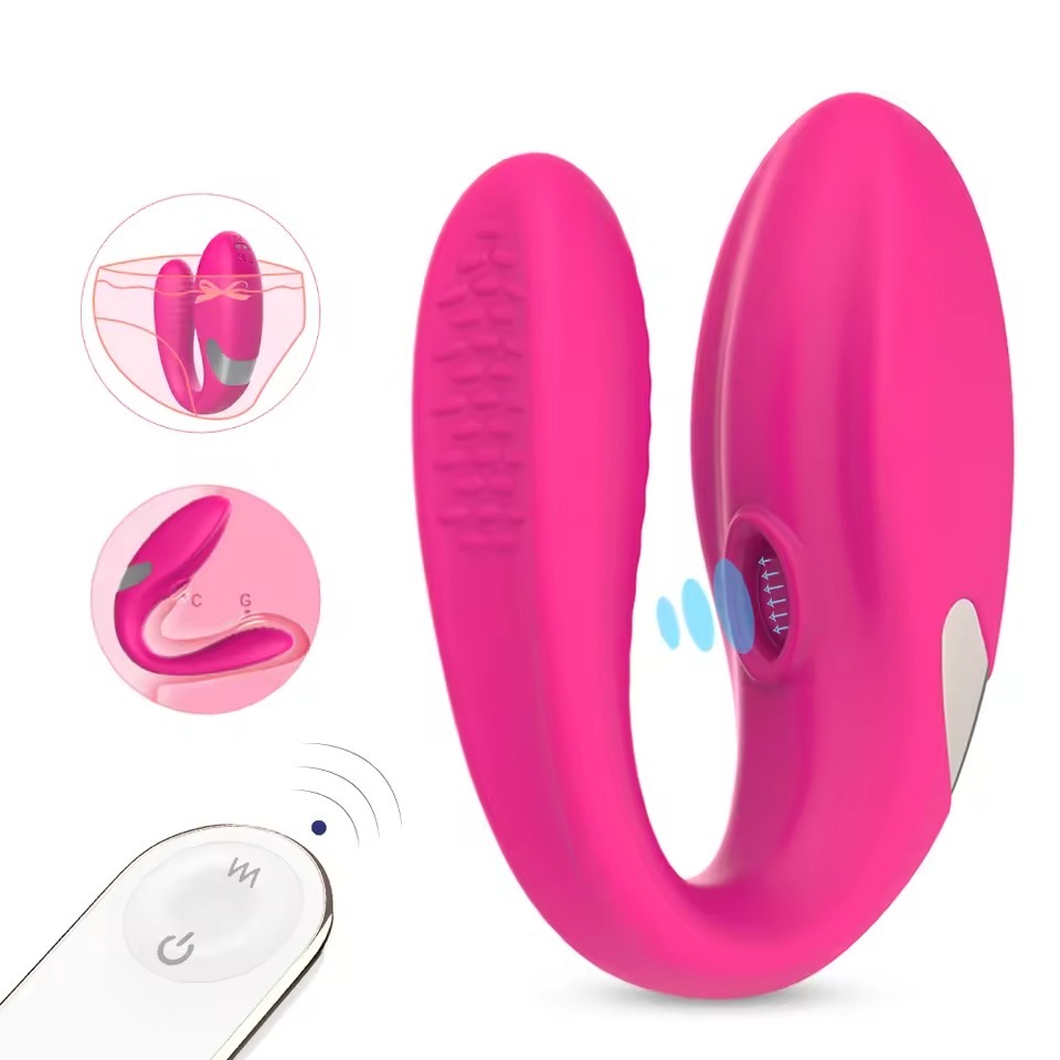 Wireless Remote Control Vibrating Panties with Suction Stimulator for Couples