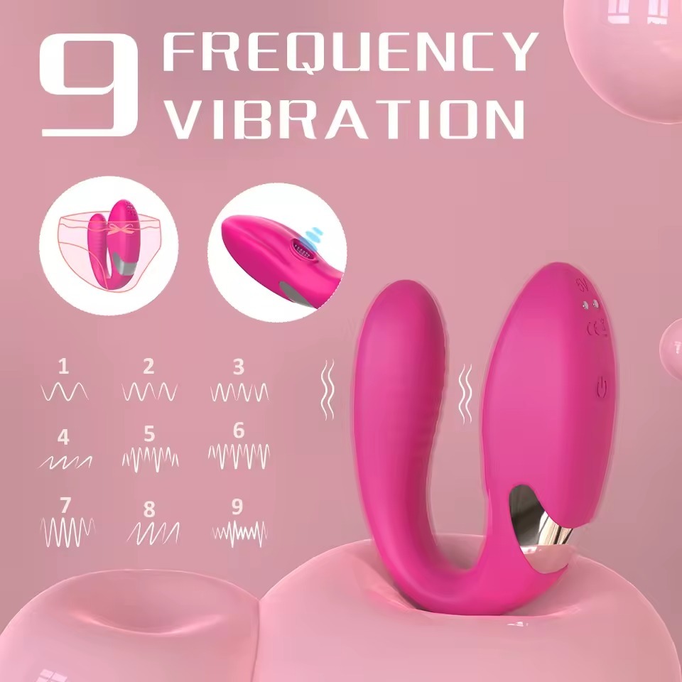 Wireless Remote Control Vibrating Panties with Suction Stimulator for Couples
