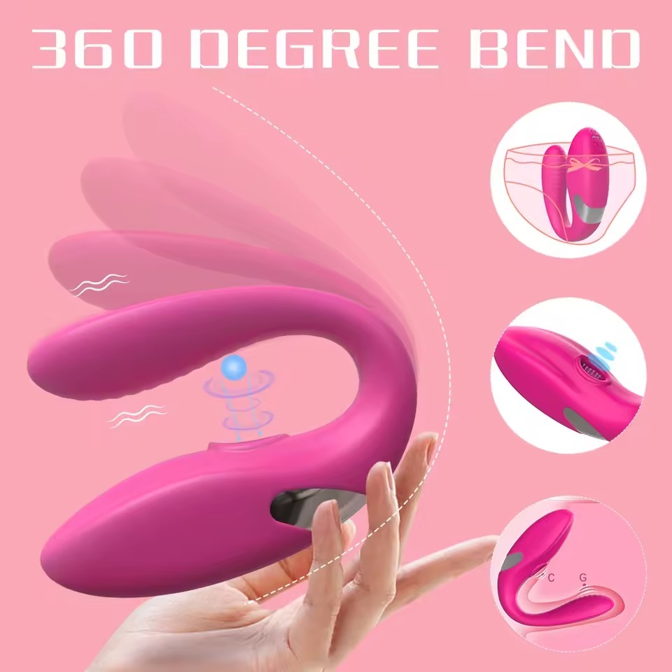 Wireless Remote Control Vibrating Panties with Suction Stimulator for Couples
