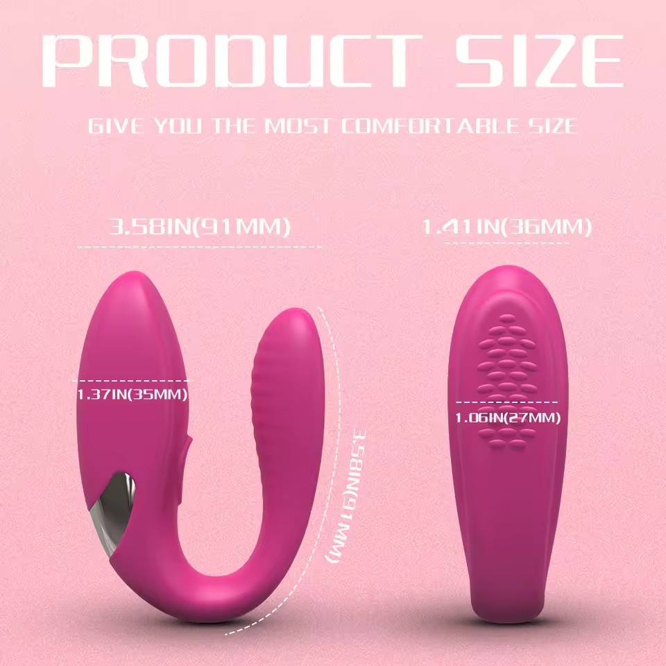 Wireless Remote Control Vibrating Panties with Suction Stimulator for Couples