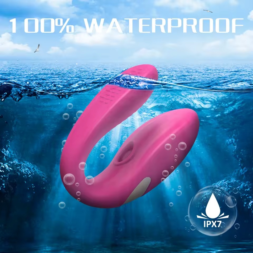 Wireless Remote Control Vibrating Panties with Suction Stimulator for Couples