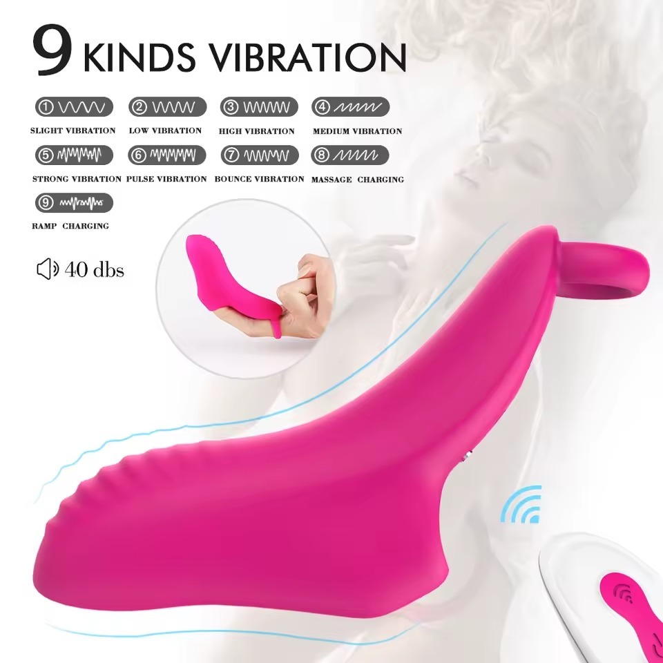 Wireless Finger Sleeve Massager with Remote Control