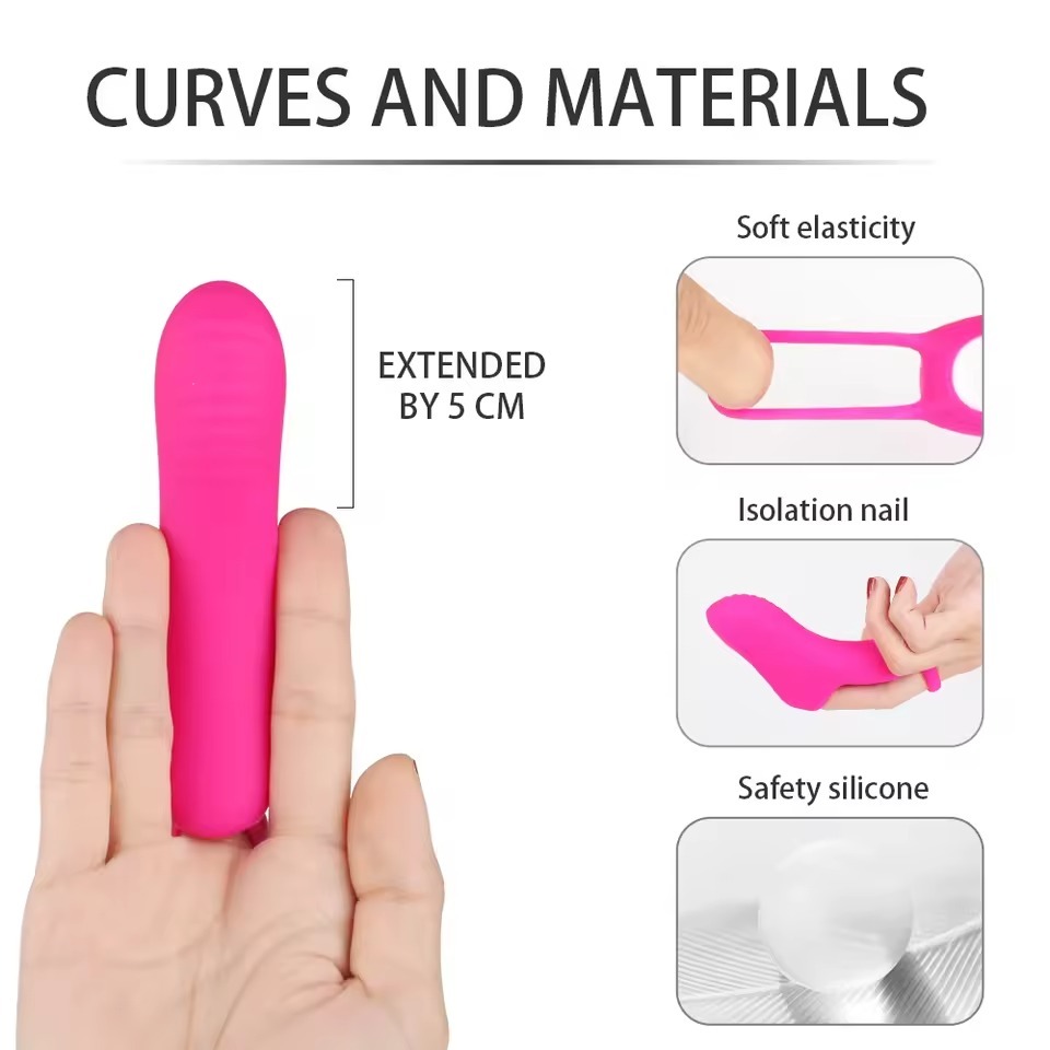 Wireless Finger Sleeve Massager with Remote Control