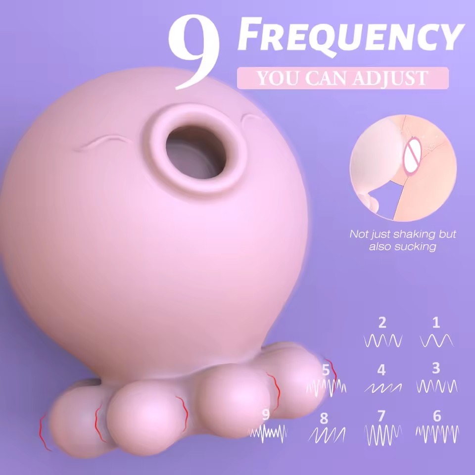 Octopus Shape Suction Massager with Multi Vibration Modes