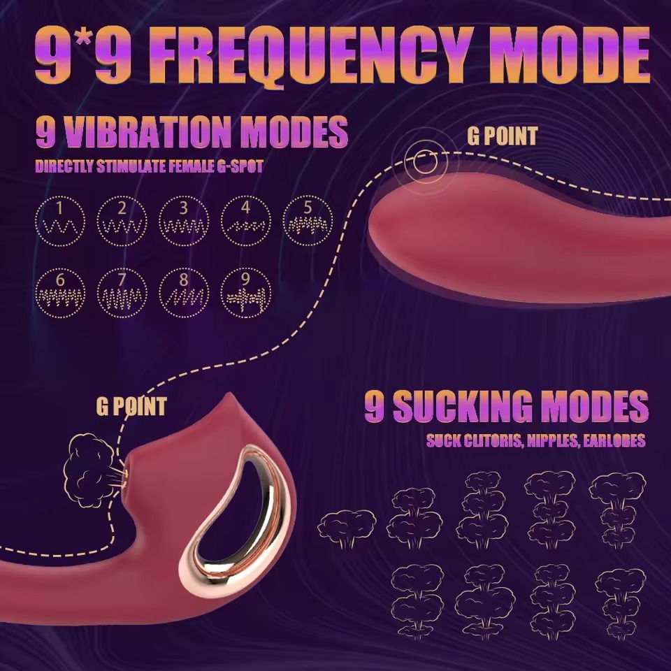 Adjustable Dual Stimulation Massager with Suction
