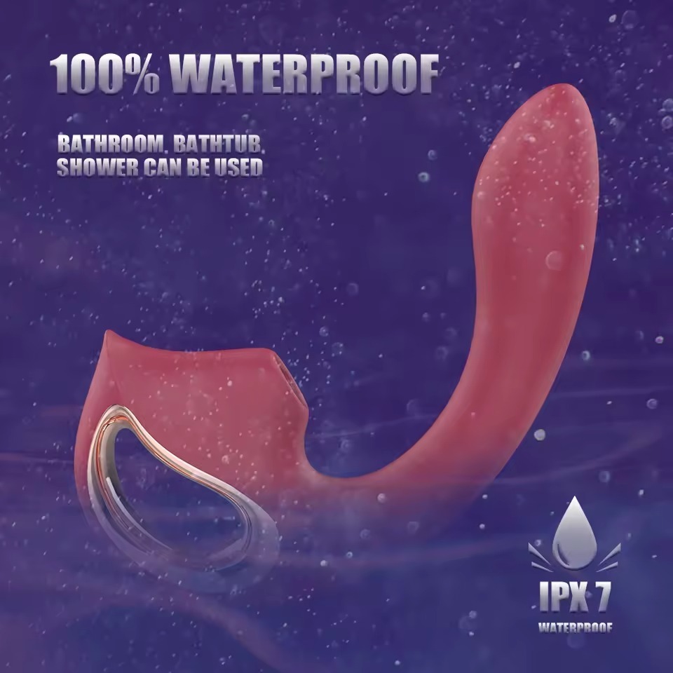 Adjustable Dual Stimulation Massager with Suction