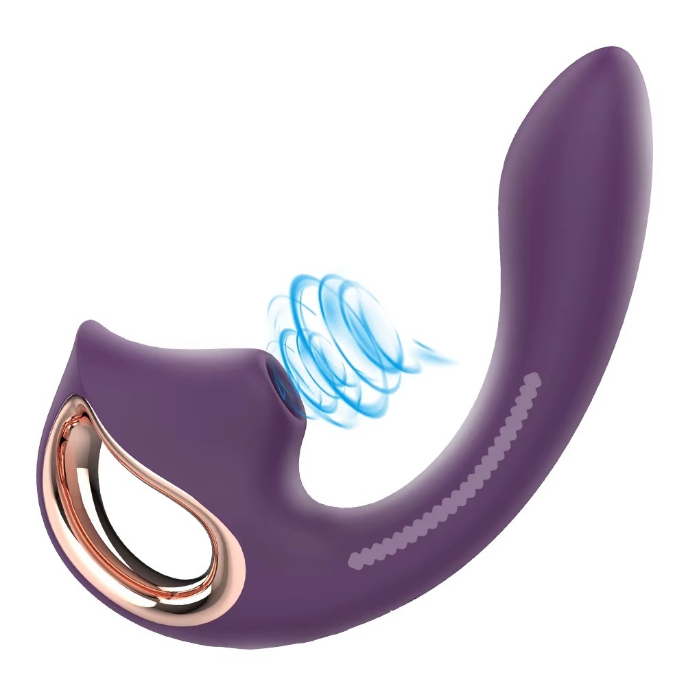 Adjustable Dual Stimulation Massager with Suction