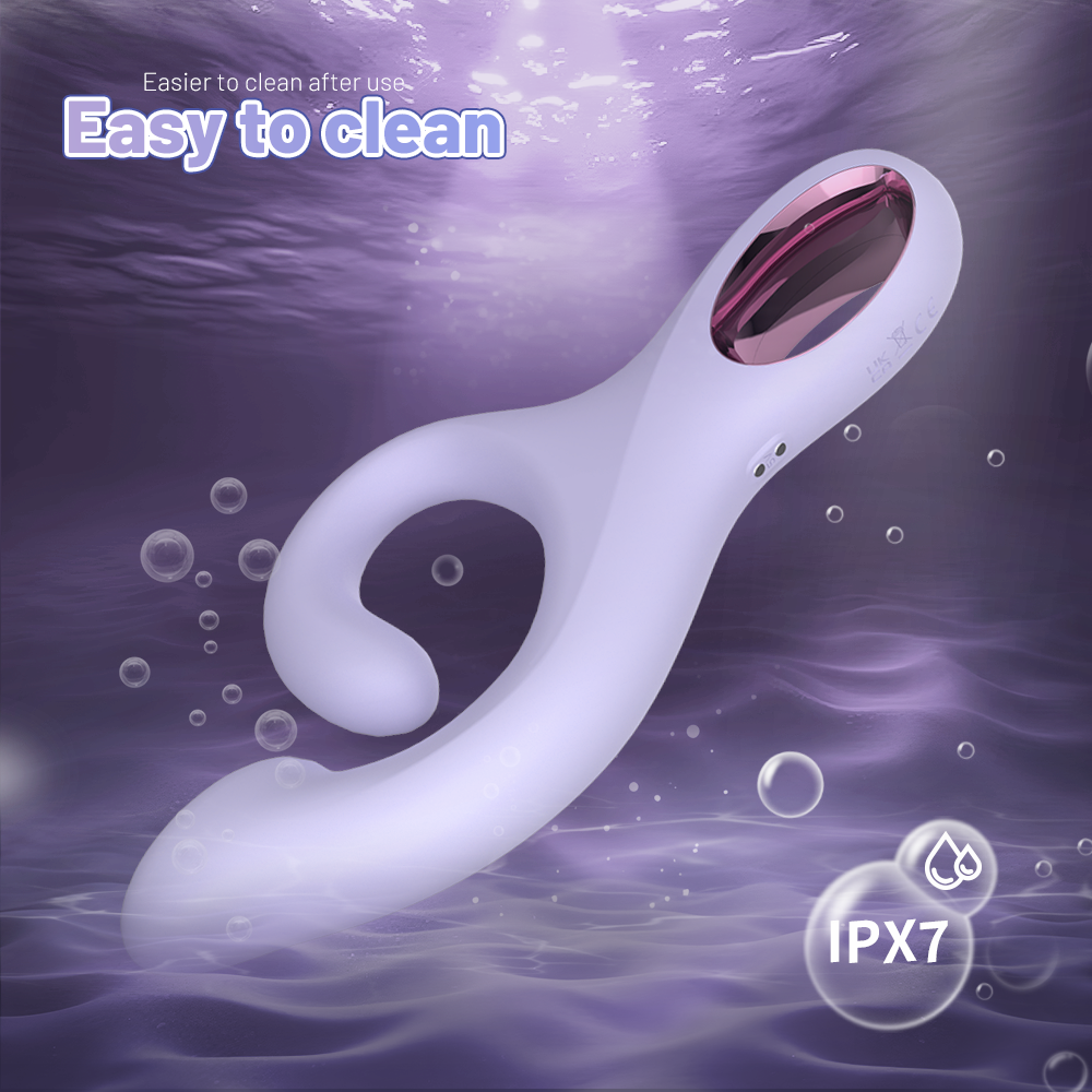 Double Head Rabbit Massager – 9 Modes for G‑Spot & Clitoris