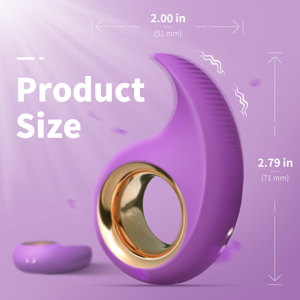 9‑Speed Finger Massager – Wearable Sleeve for Clitoral Stimulation