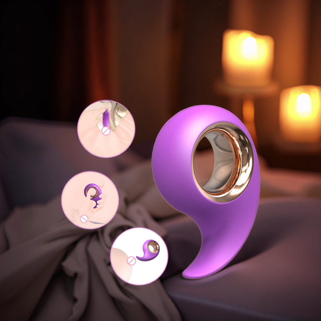 9‑Speed Finger Massager – Wearable Sleeve for Clitoral Stimulation