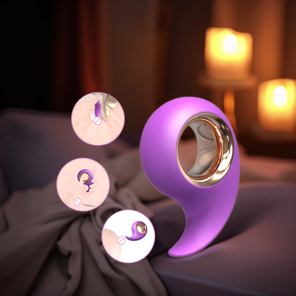 9‑Speed Finger Massager – Wearable Sleeve for Clitoral Stimulation