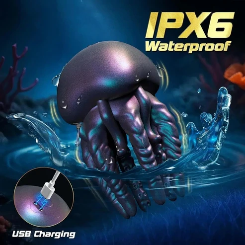 2026 Men's Fun Jellyfish Vibrator👑10 intense vibration, waterproof