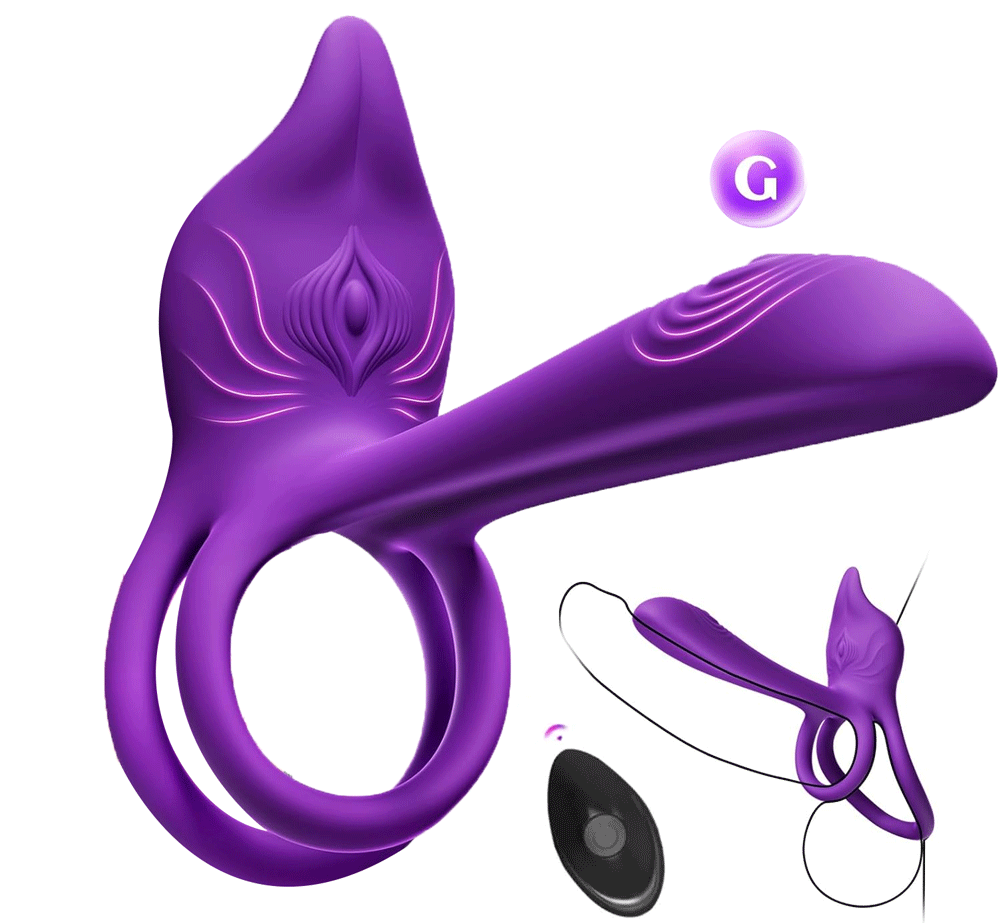 2026, Flexo - Cock Ring with Remote Control for G-Spot and Clitoral Stimulation, 4 IN 1