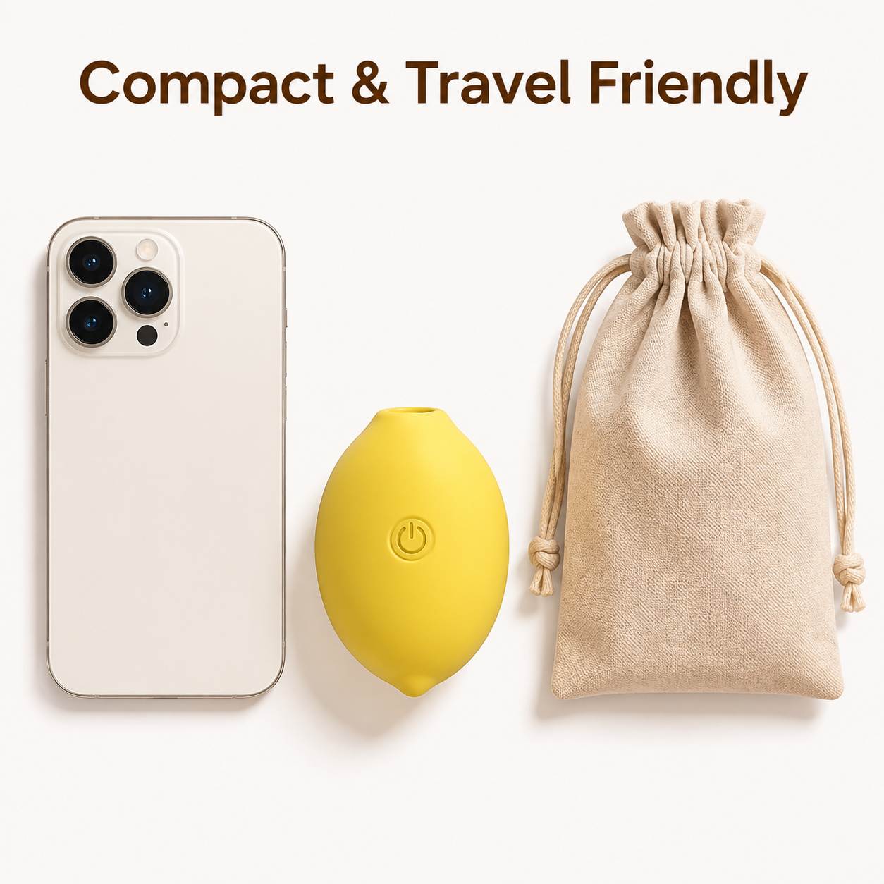 Compact portable AmoriaLab Lemon Wellness Device