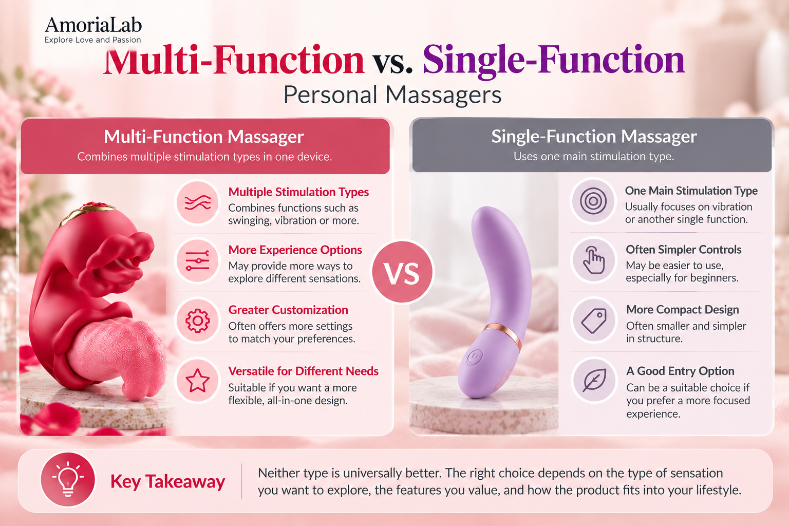 Multi-function vs single-function personal massager comparison guide