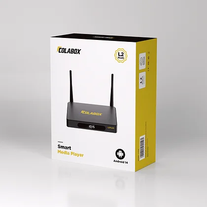 COLABOX L2 Plus 4K Android 14 TV Box – High Performance Streaming Media Player