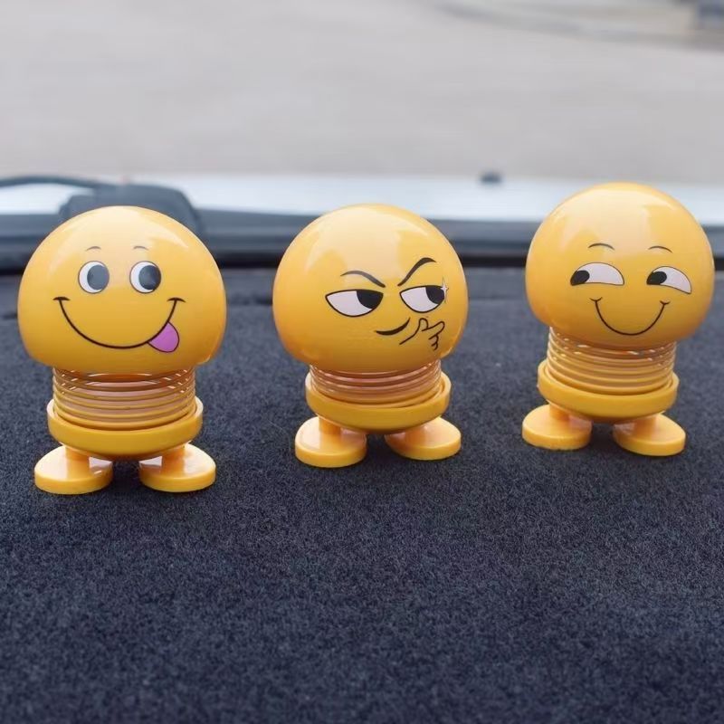 Car accessory emoticon plush toy