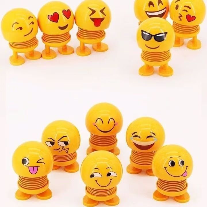 Car accessory emoticon plush toy