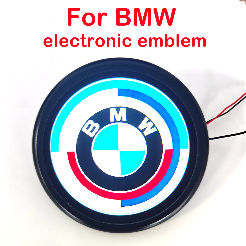 BMW dynamic illuminated rear trunk emblem