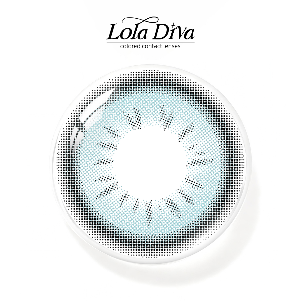 LolaDiva Berry Cloud Blue 1-Day Contact Lenses (2pcs)