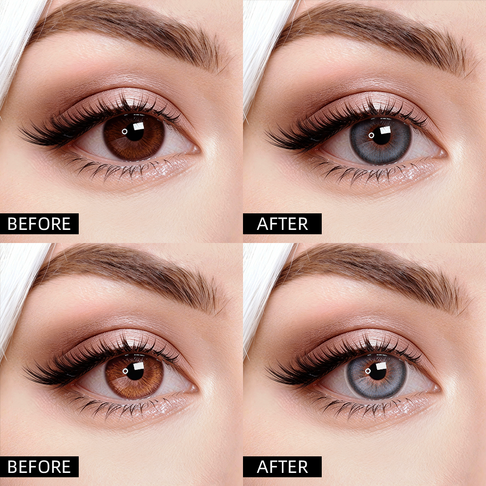 LolaDiva Berry Cloud Blue 1-Day Contact Lenses (2pcs)