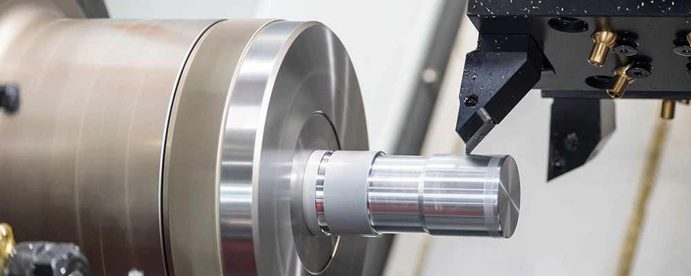 CNC turning of a precision shaft