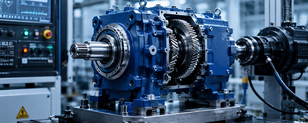 Gearbox assembly and run-in support