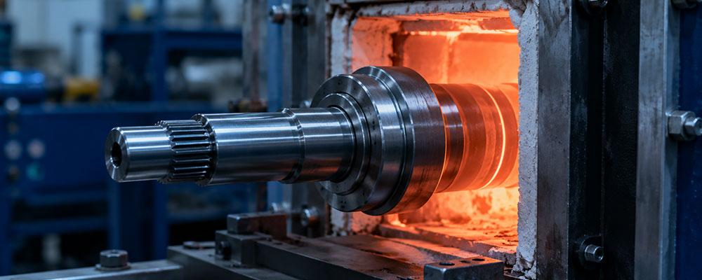 Heat treatment coordination for shafts and gears
