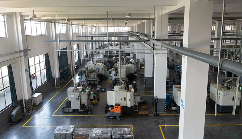 YUBAO CNC machining workshop for precision shafts and drive components