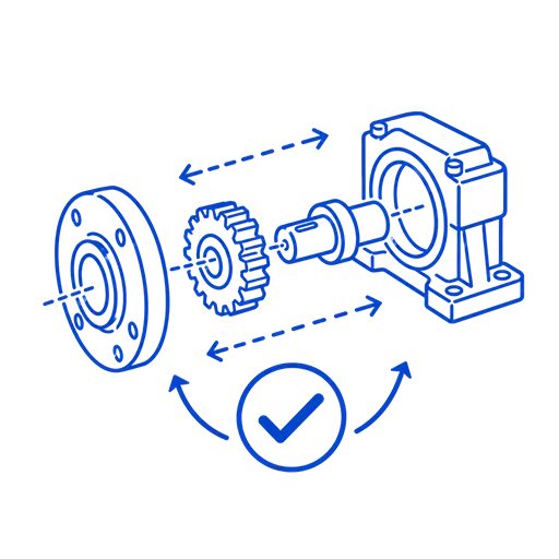 Assembly logic review for gearbox and gear unit components