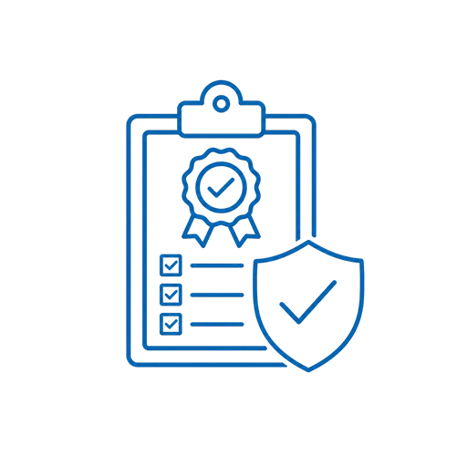 ISO 9001 quality management and certification icon