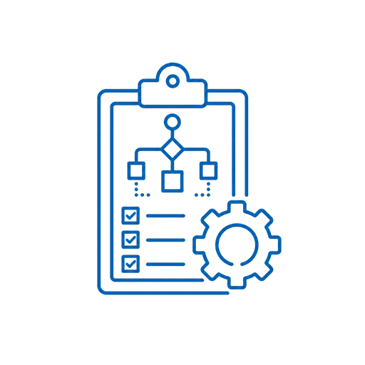 Standardized manufacturing process control icon