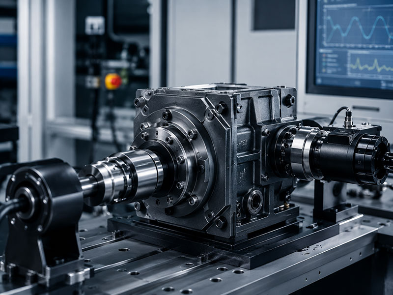 Gearbox functional inspection and run-in check