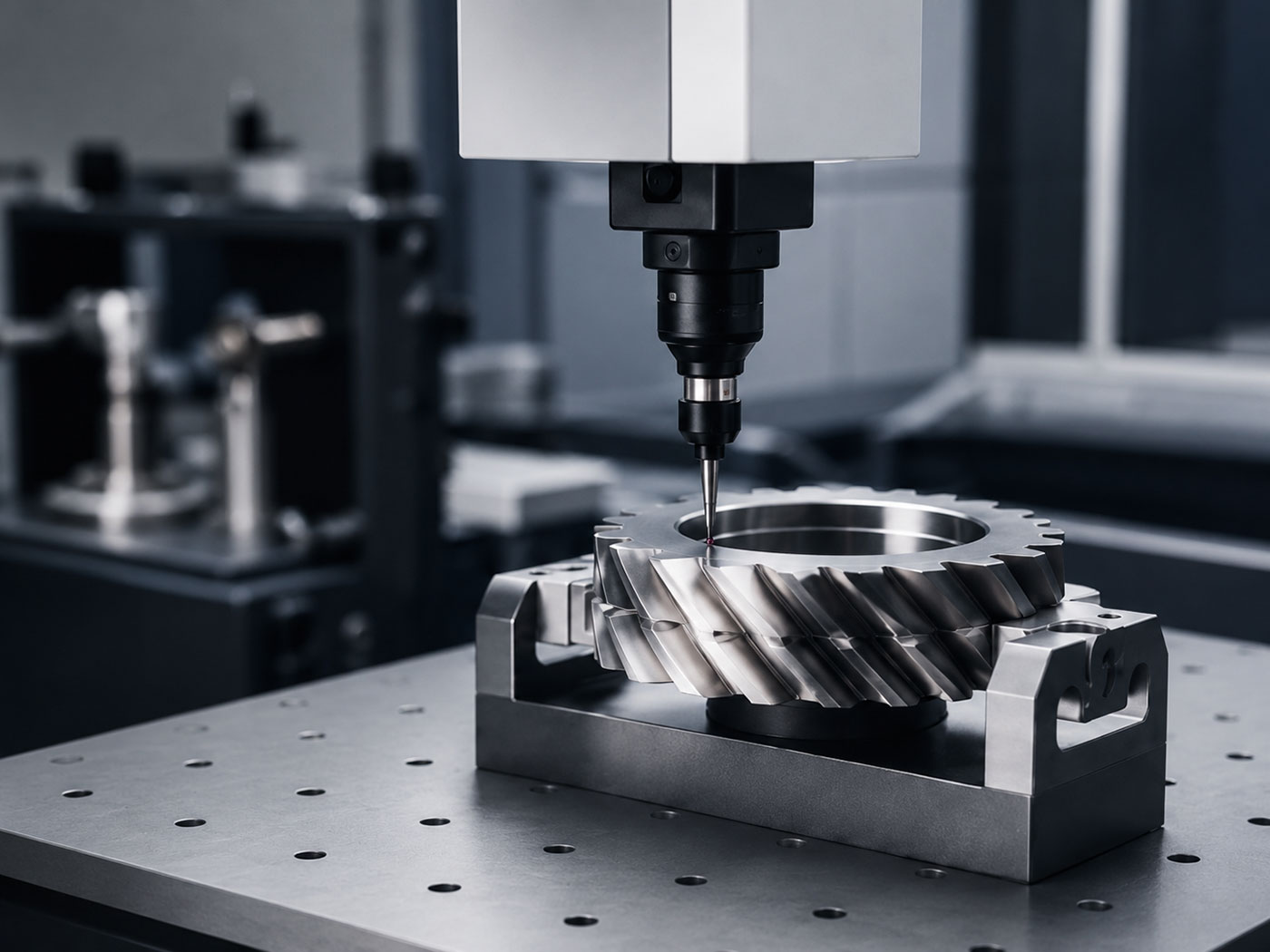 YUBAO precision gear and transmission component inspection