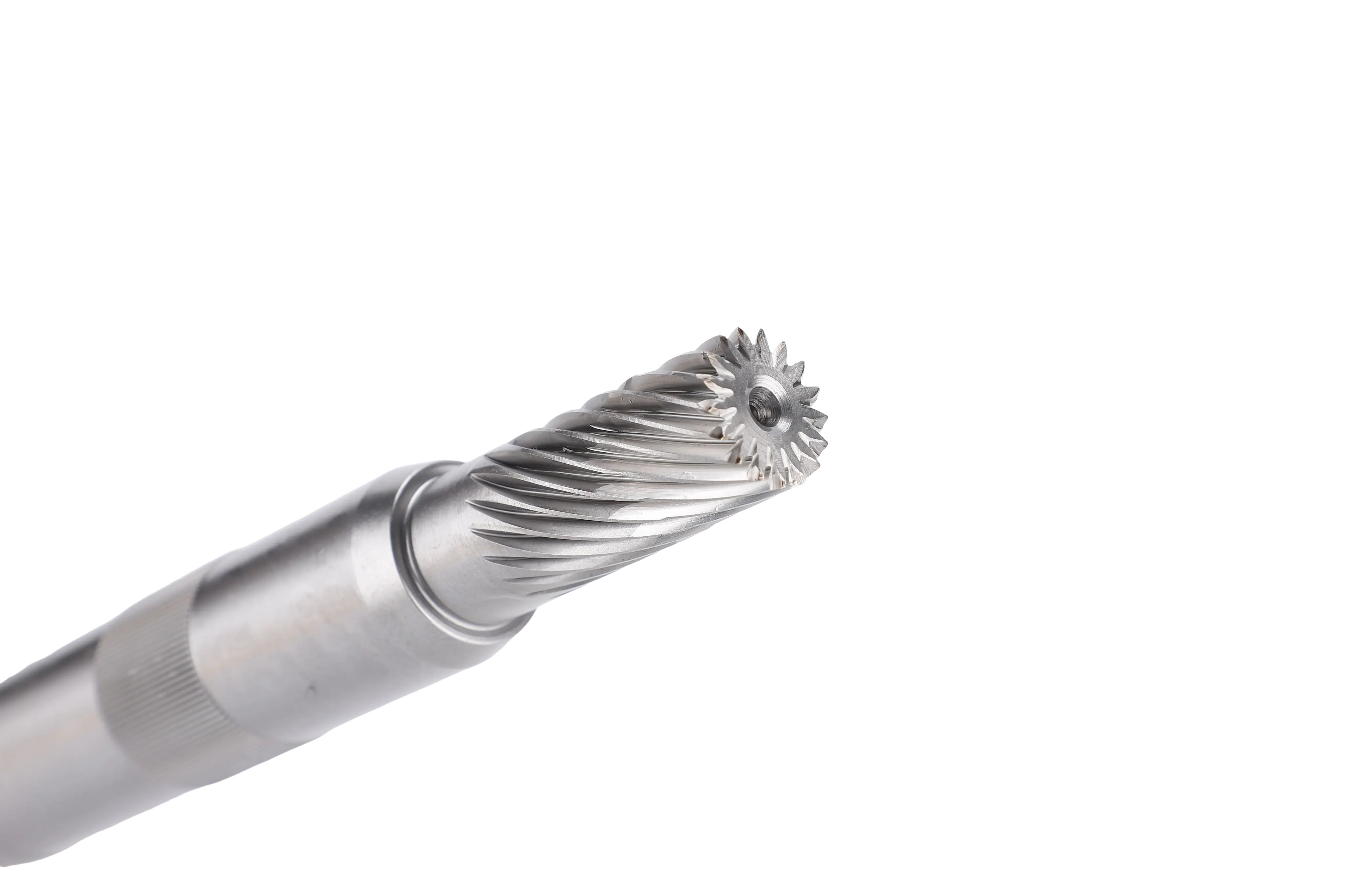 Helical gear shaft manufactured to drawing