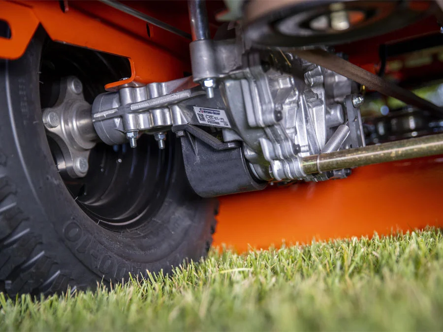 Lawn mower gearbox application
