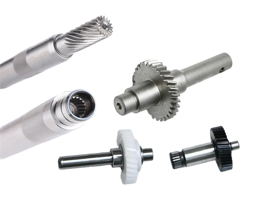 YUBAO custom gear shaft