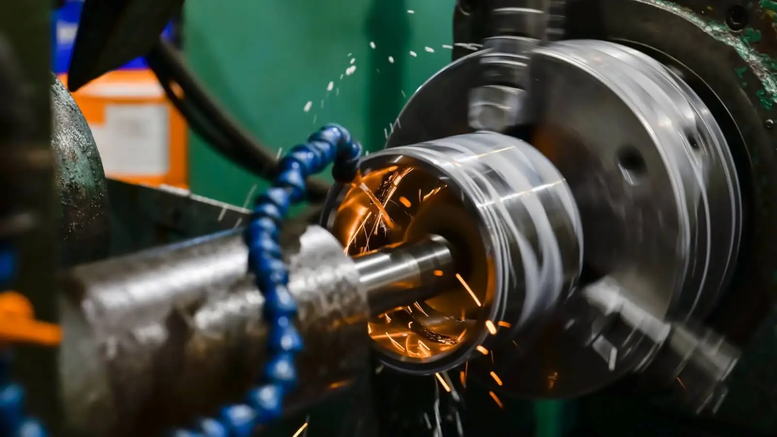Precision grinding for shaft finish and runout control