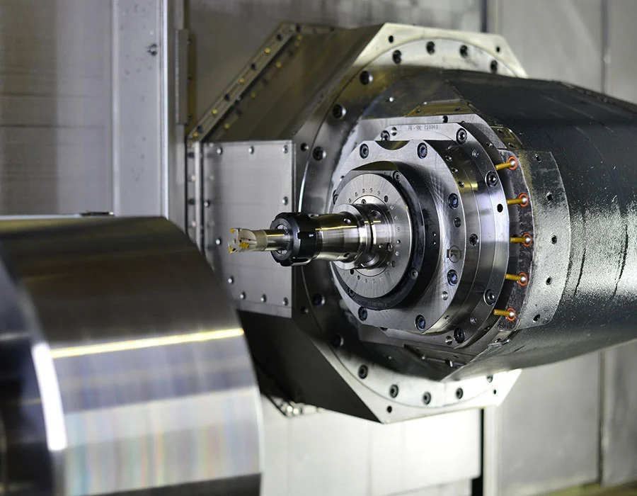 Machine tool and special equipment application using a custom hollow shaft