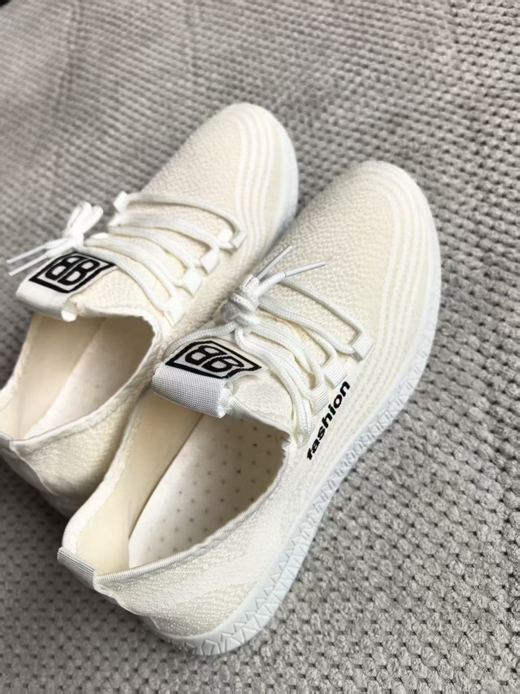 Off-White "fashion" Logo Knit Casual Shoes