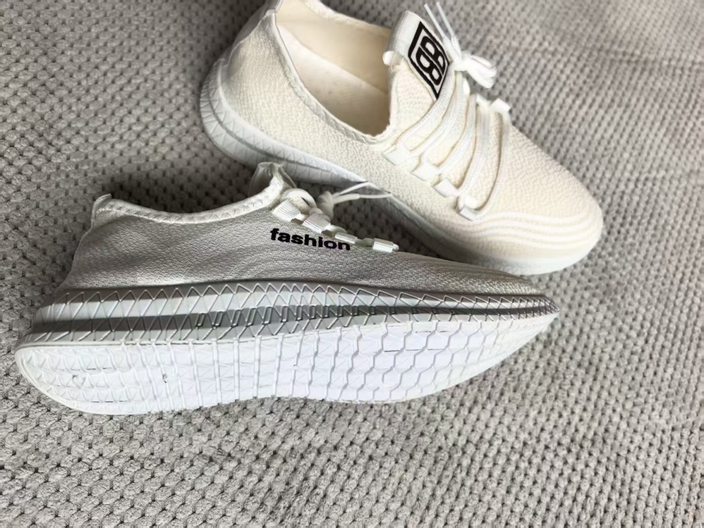 Off-White "fashion" Logo Knit Casual Shoes